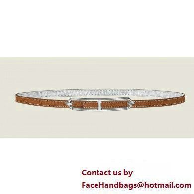 Hermes Roulis belt buckle & Reversible leather strap 13 mm 01 2023